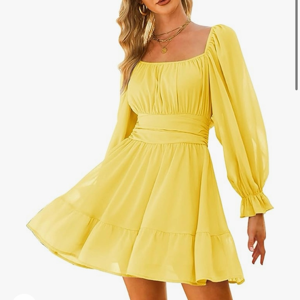 Yellow Exlura Dress